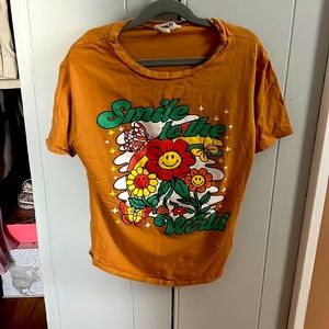 Orange Preppy Flower t-shirt 🧡♡🧡